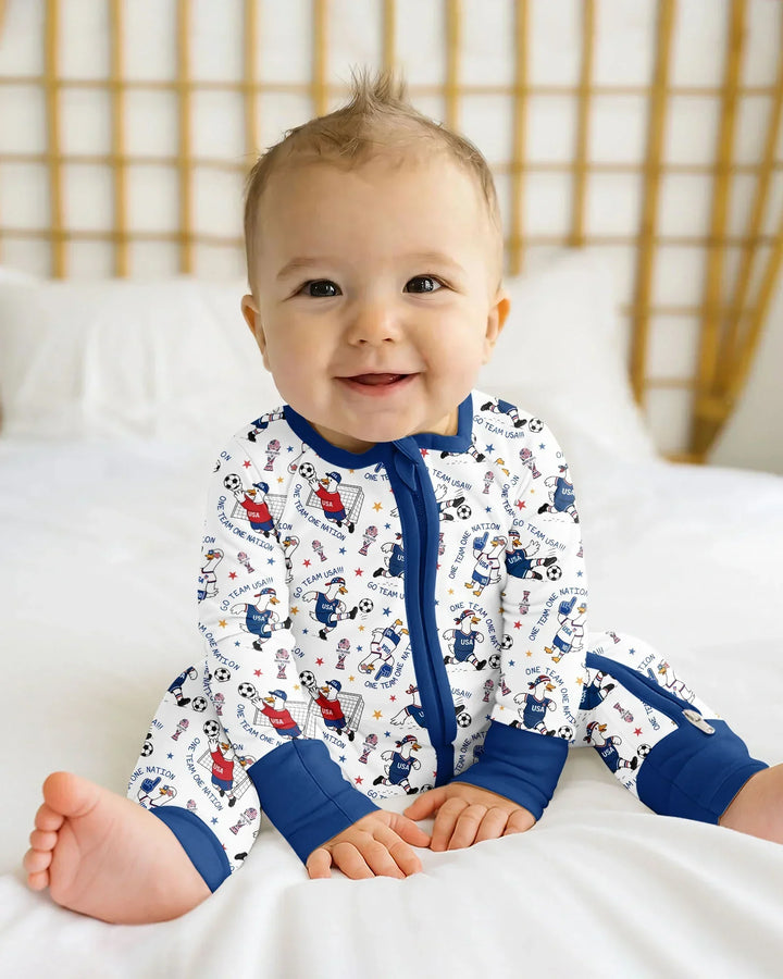 Gerippte Babykleidung mit individuellem Foto - Weich &amp; Skizzenhaft