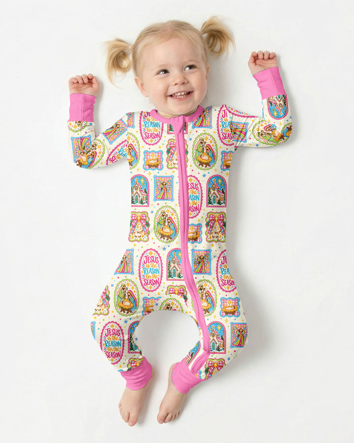 Nativity Jesus Is The Reason Bamboo Convertible Zippy
