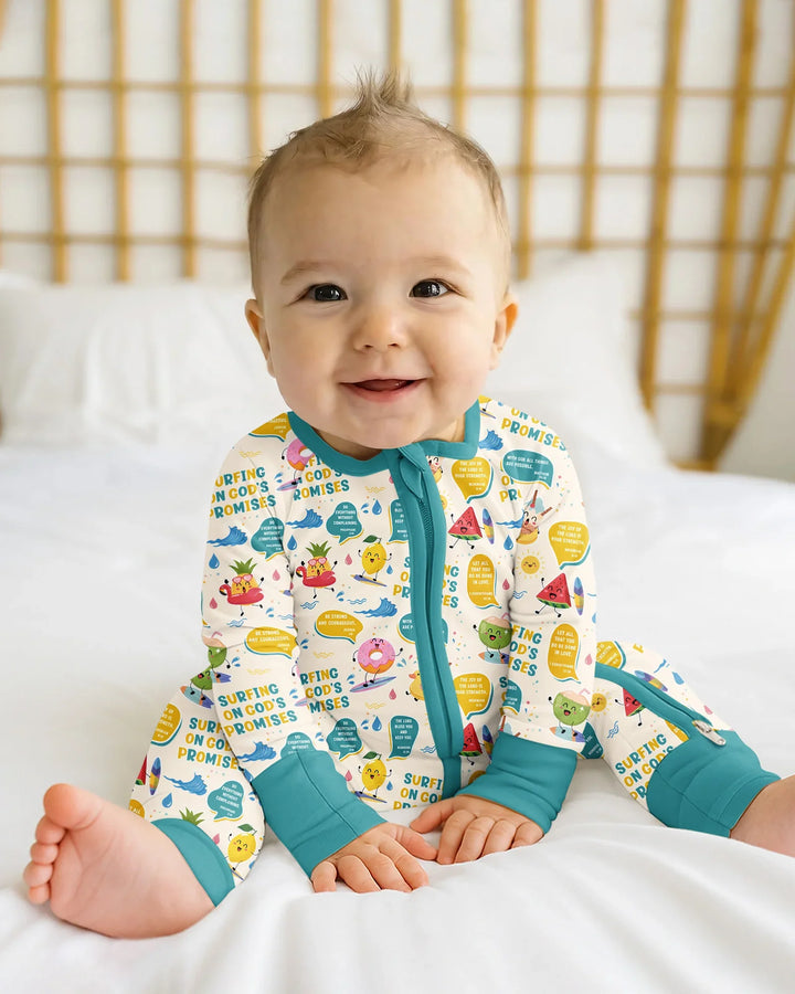 Gerippte Babykleidung mit individuellem Foto - Weich &amp; Skizzenhaft