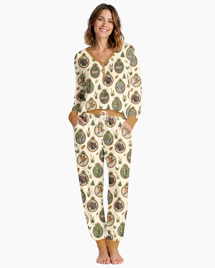 Hunting Season Bamboo Women Pajama Set
