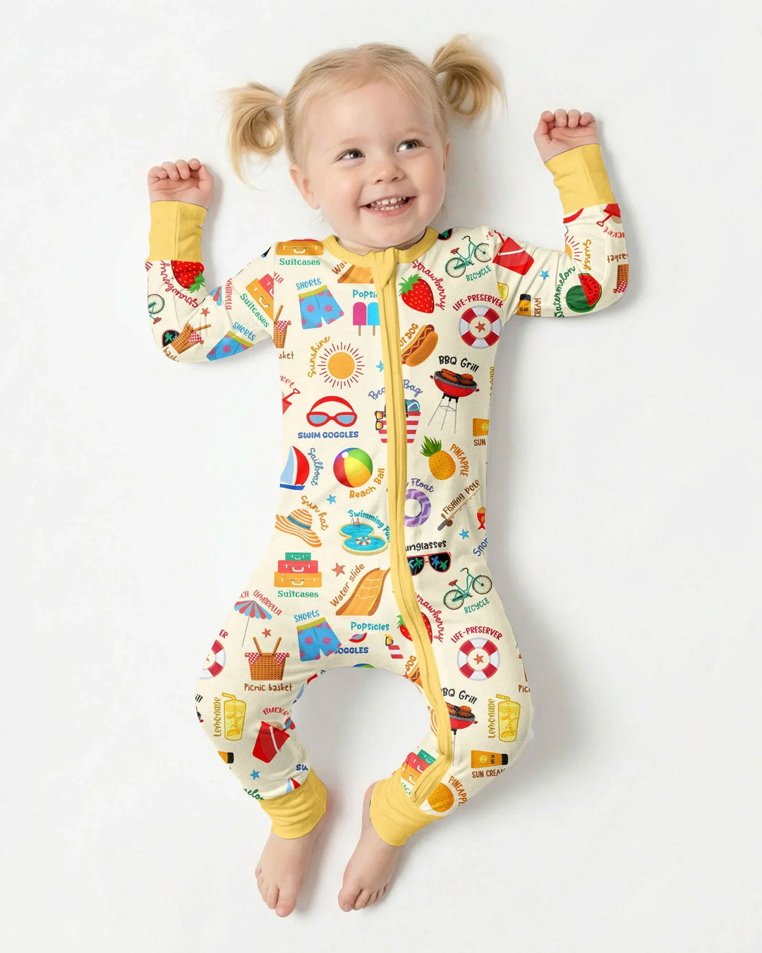 Gerippte Babykleidung mit individuellem Foto - Weich &amp; Skizzenhaft