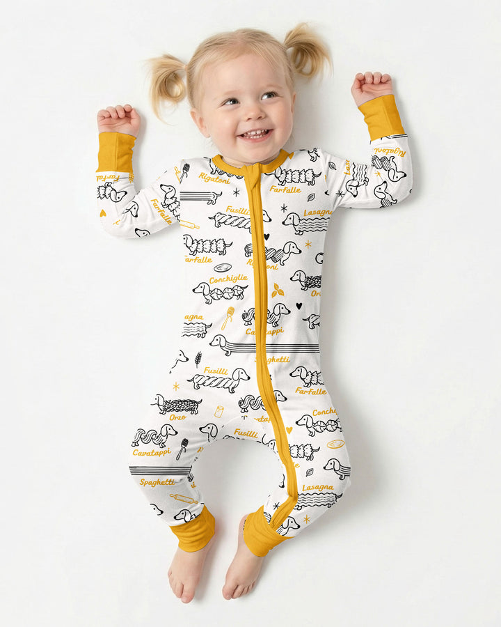 Pasta Pups Bamboo Convertible Zippy