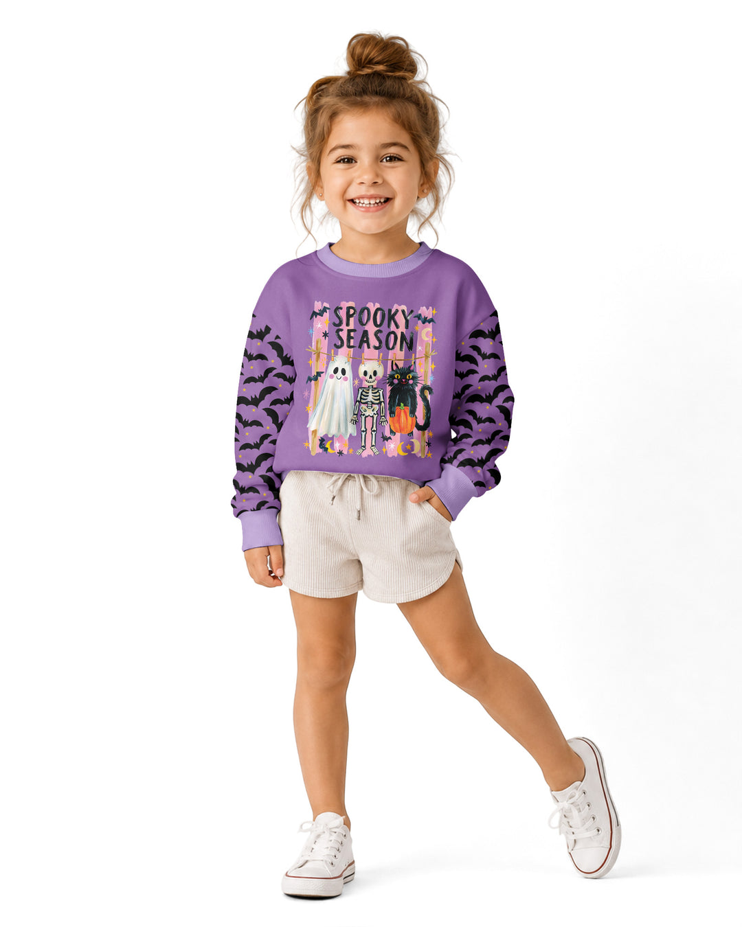 Sweatshirt mit Rundhalsausschnitt aus Bambusfaser