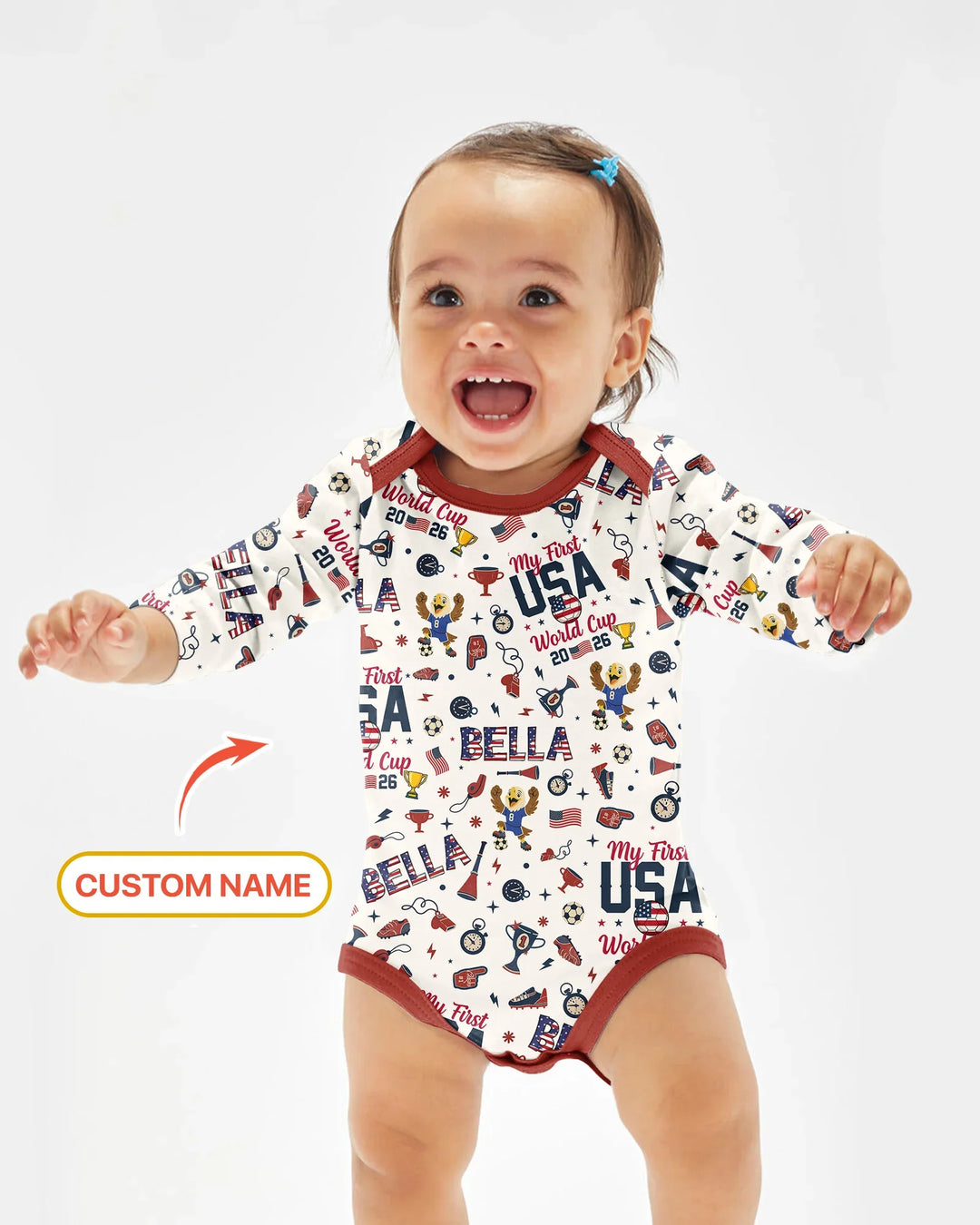 My First Soccer Cup 2026 Bamboo Bodysuit