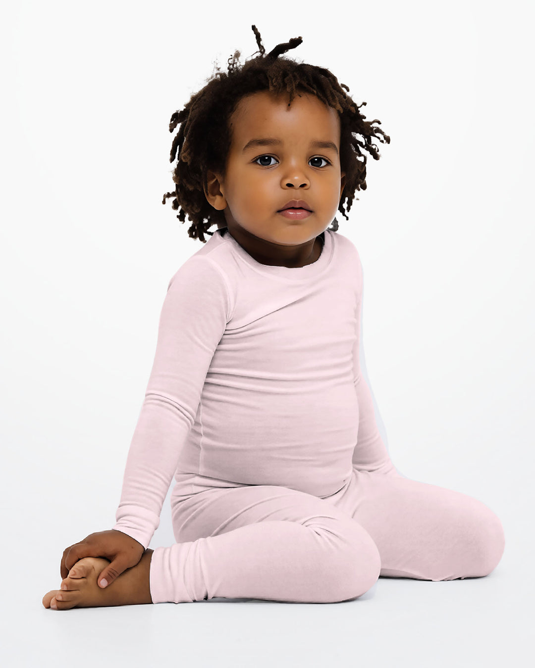 Zweiteiliges Pyjama-Set in Stahlblau