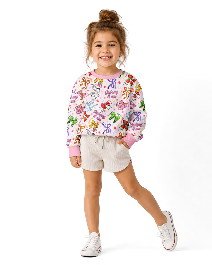 Sweatshirt mit Rundhalsausschnitt aus Bambusfaser