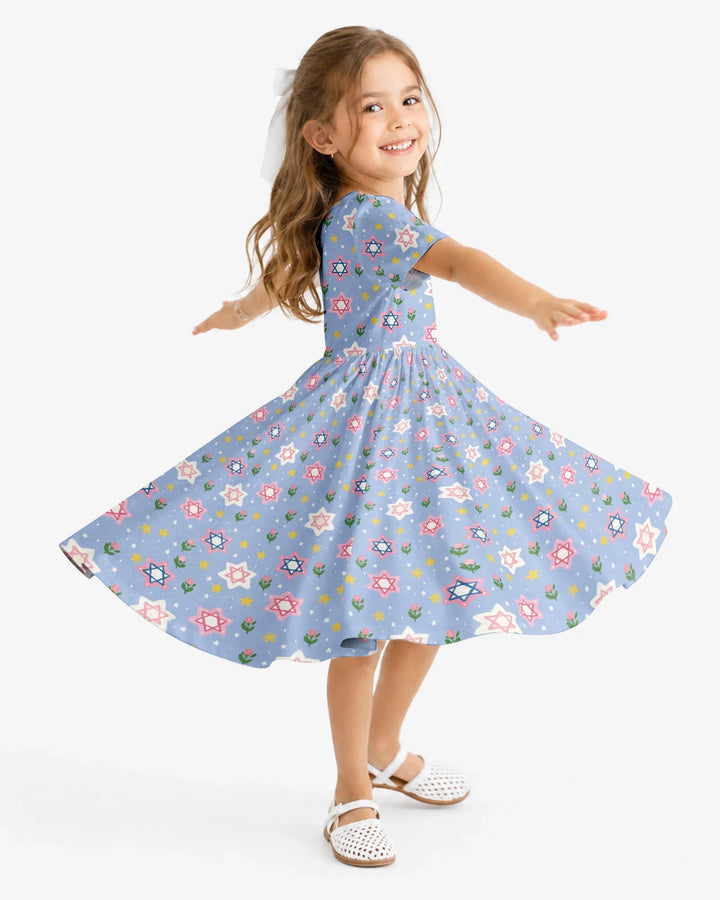 Vorlage Bambus Twirl Kleid