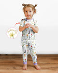Marian Garden Bamboo Two Piece Short Sleeve Pajama Set