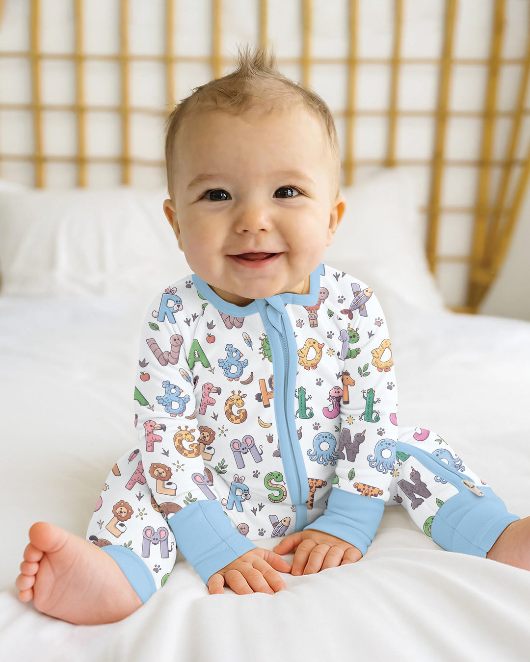 Animals Alphabet Bamboo Convertible Zippy