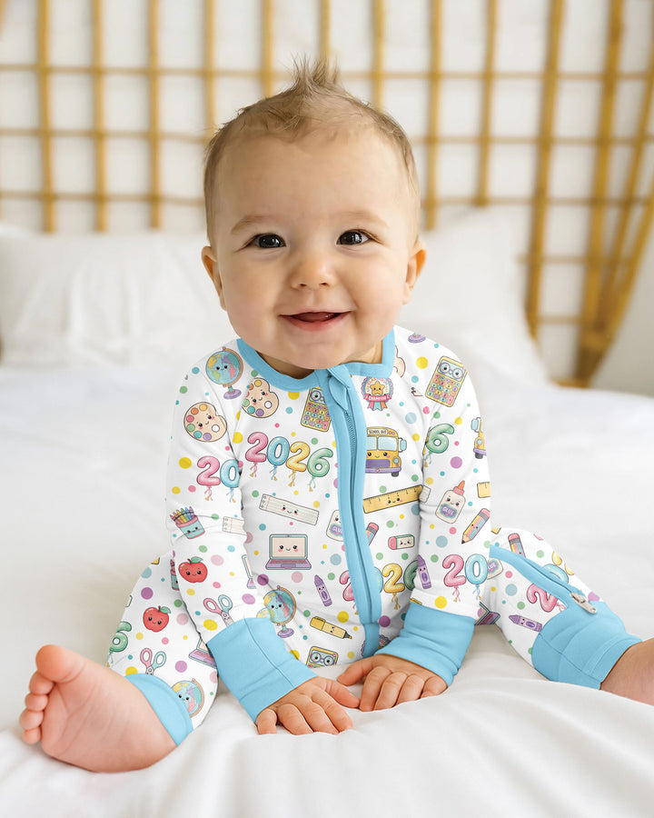 Gerippte Babykleidung mit individuellem Foto - Weich &amp; Skizzenhaft