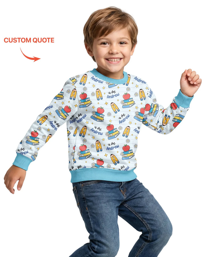 Custom Template Bambus-Rundhals-Sweatshirt