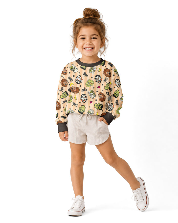 Sweatshirt mit Rundhalsausschnitt aus Bambusfaser