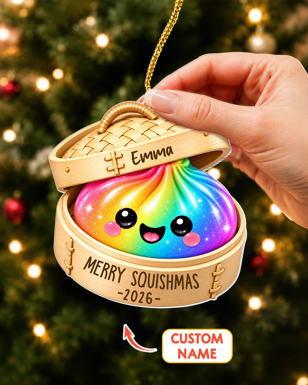 You're Glitter Dumpling- Personalized Acrylic Ornament