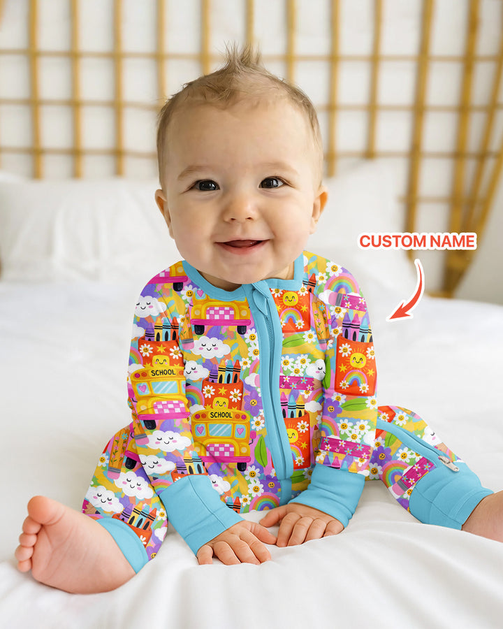 Retro Happy Classroom Bamboo Convertible Zippy