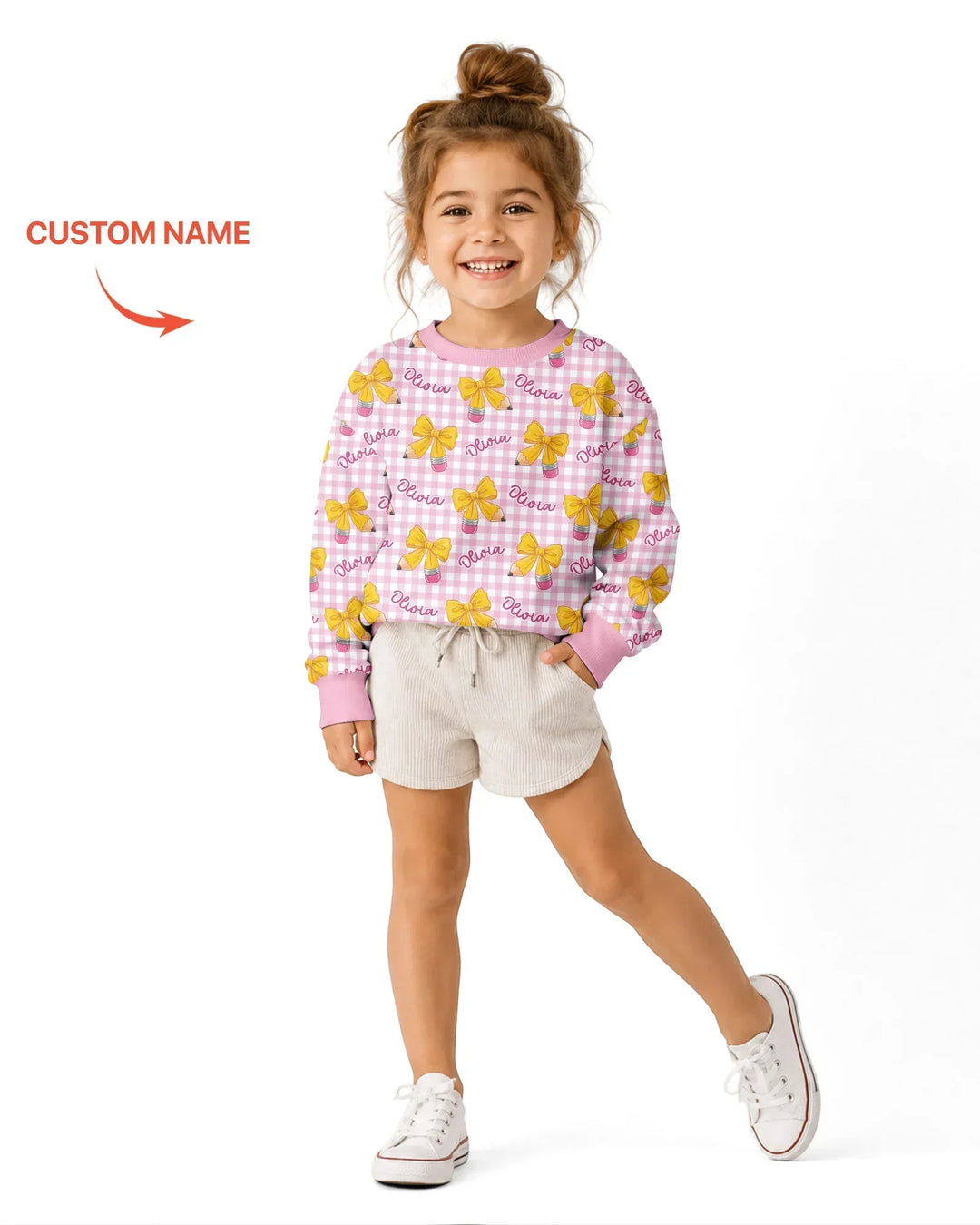 Custom Template Bambus-Rundhals-Sweatshirt
