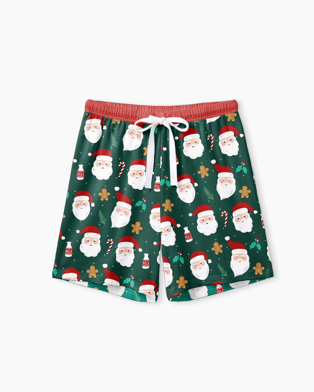 Christmas Sweet Santa Bamboo Women Short Sleeve Short Pajama Set