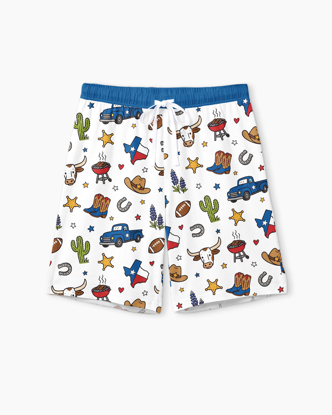 Someone in Texas Loves Me Bamboo Men Short Sleeve Short Pajama Set
