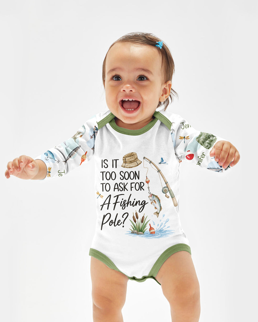 Is It Too Soon To Ask For A Fishing Pole Bamboo Bodysuit