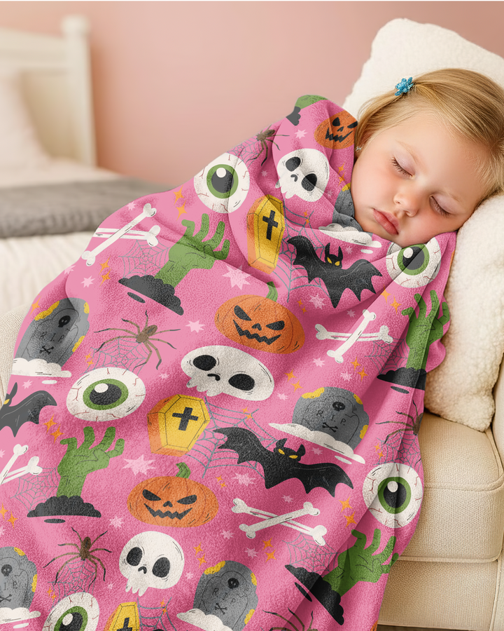 Little Monsters Bamboo Blanket