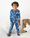 Red, White & Woof Family Matching Bamboo Two Piece Long Sleeve Pajama Set
