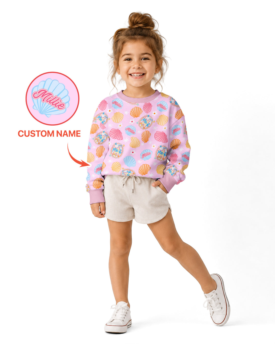 Custom Template Bambus-Rundhals-Sweatshirt