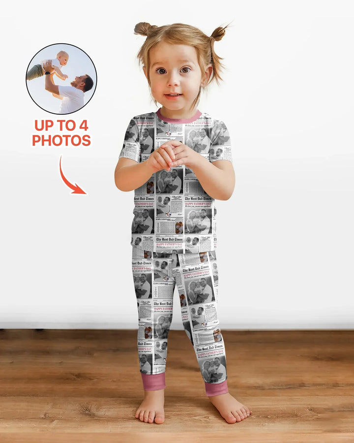 Zweiteiliges, kurzärmliges Pyjama-Set mit Marienkäfern