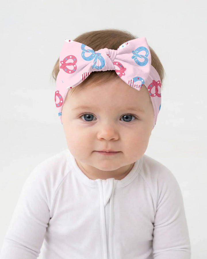 4th of July Pretzel  Headband