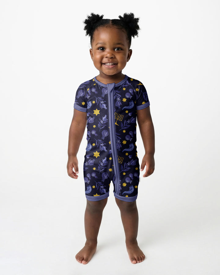 Rosh Hashanah Night Family Matching Bamboo Shorty Zippy