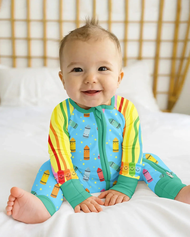 Happy Crayon Friends Bamboo Convertible Zippy