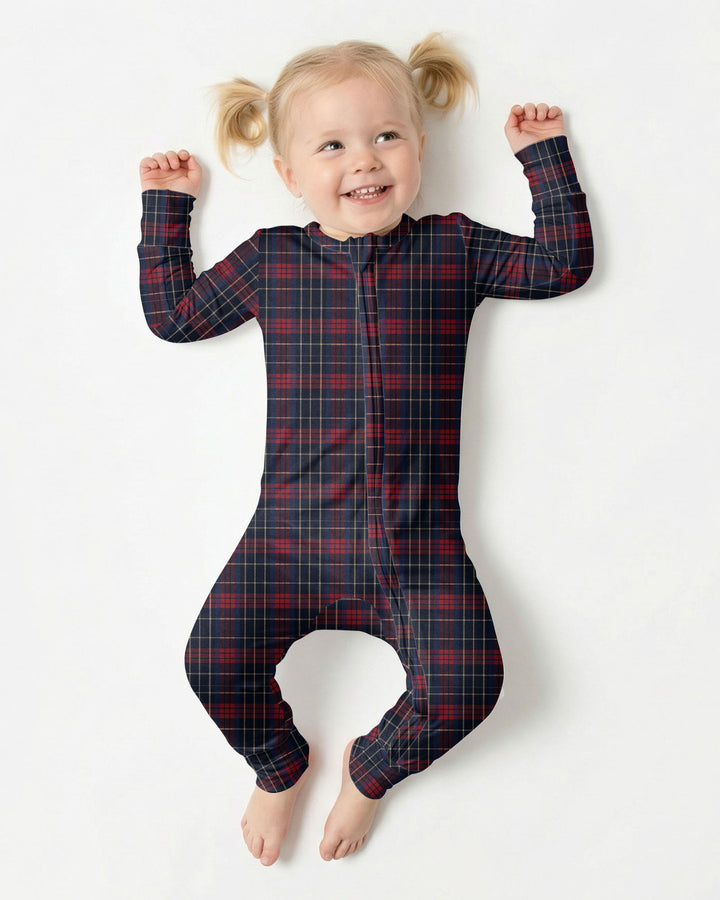 North Pole Plaid Bamboo Convertible Zippy