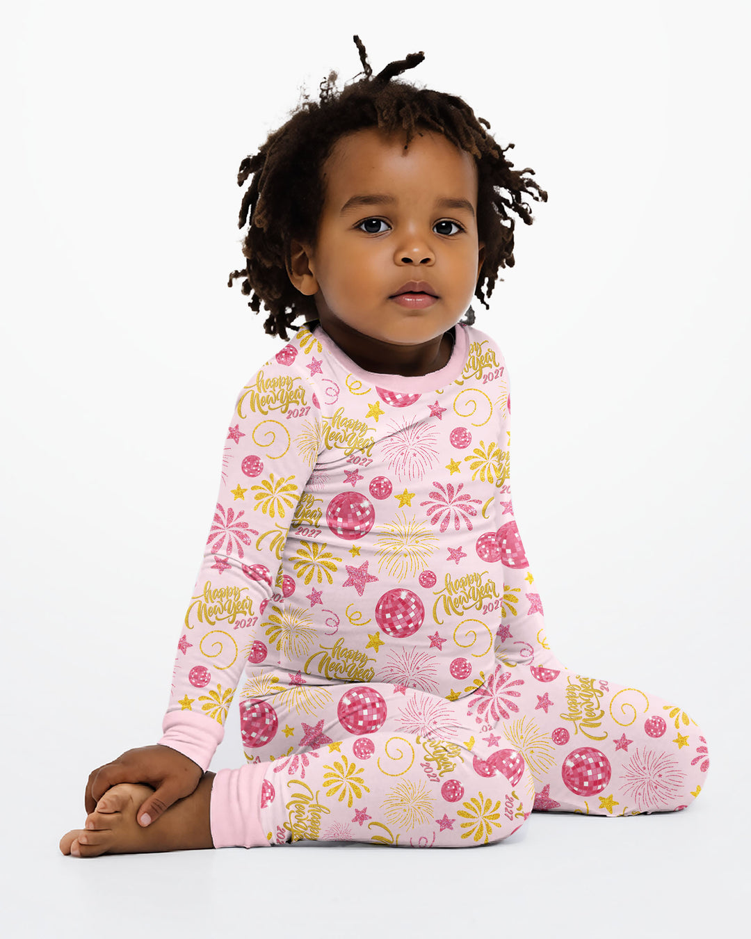New Year's Eve Celebration 2027  Bamboo Two Piece Long Sleeve Pajama Set