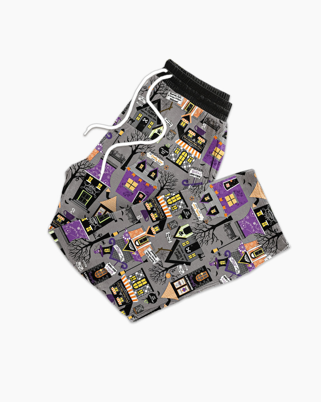 Halloween Hometown Bamboo Men's Pajama Set