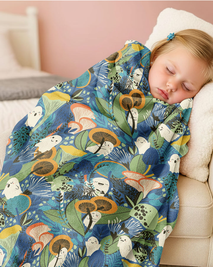 Ghost Forest Bamboo Blanket