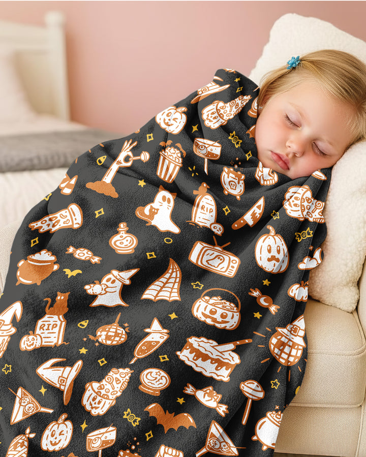 Spooky Season Bamboo Blanket