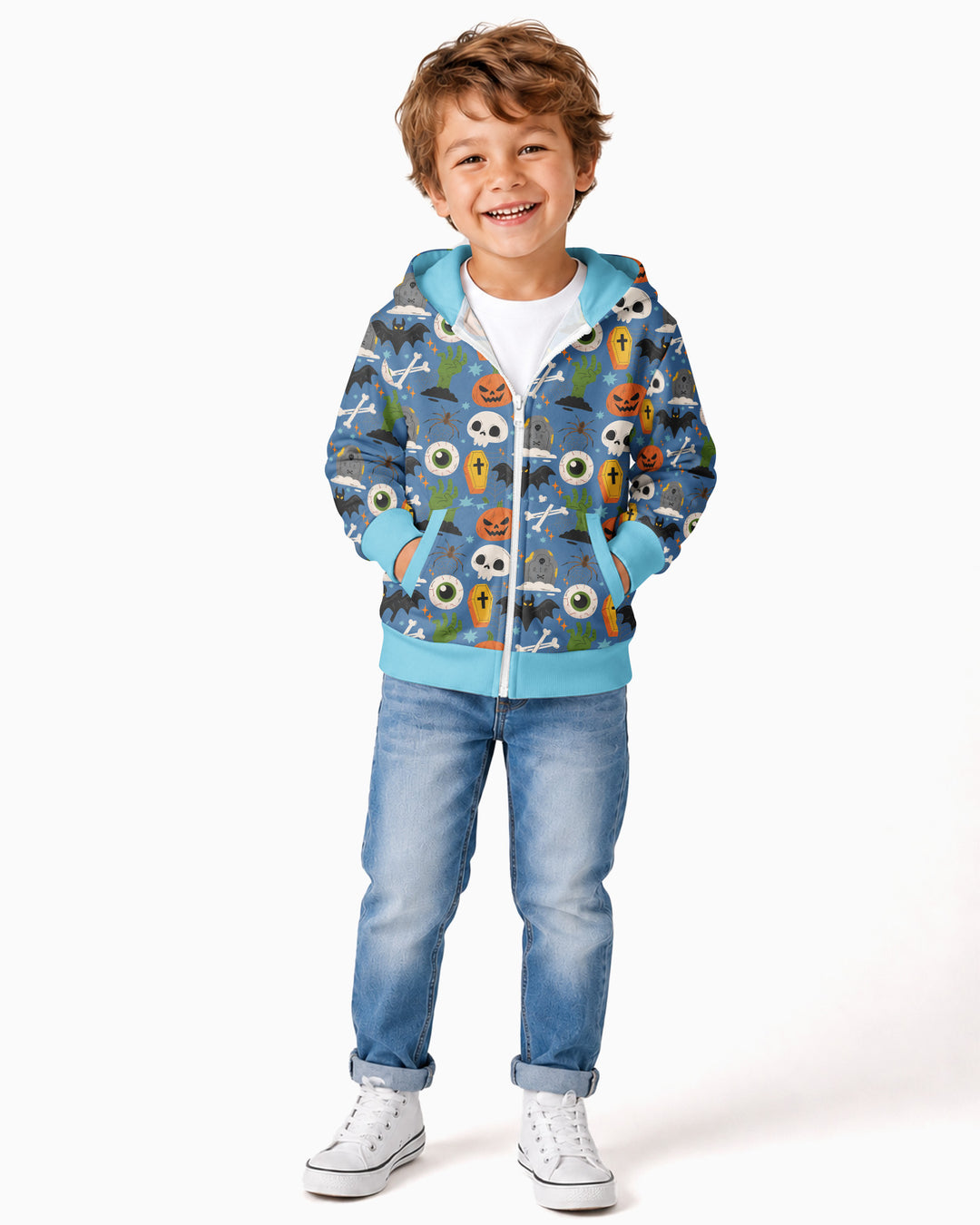 Little Monsters Bamboo Zip Hoodie