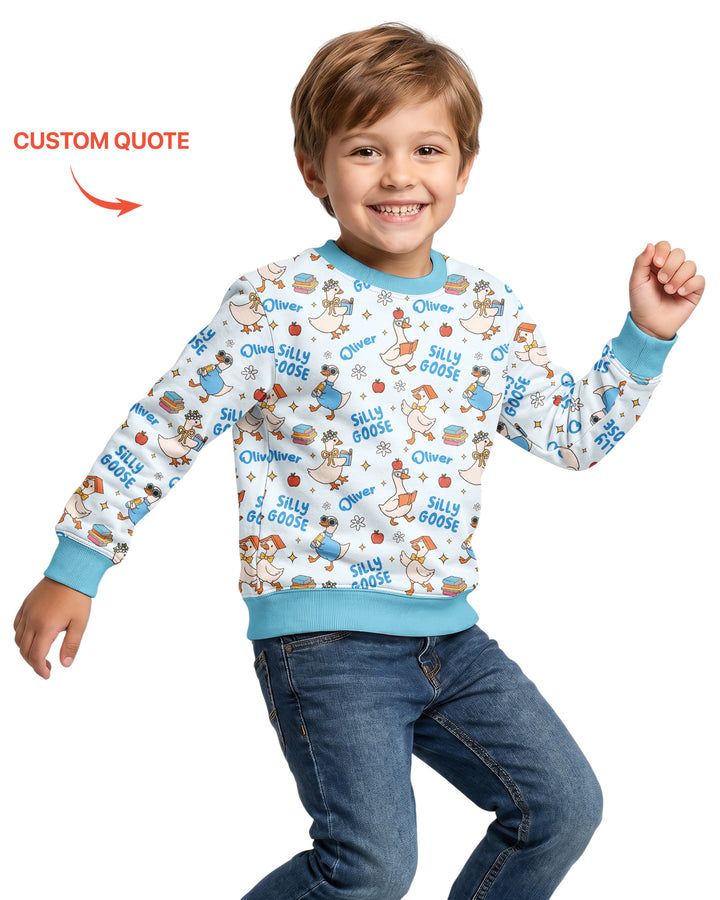 Custom Template Bambus-Rundhals-Sweatshirt