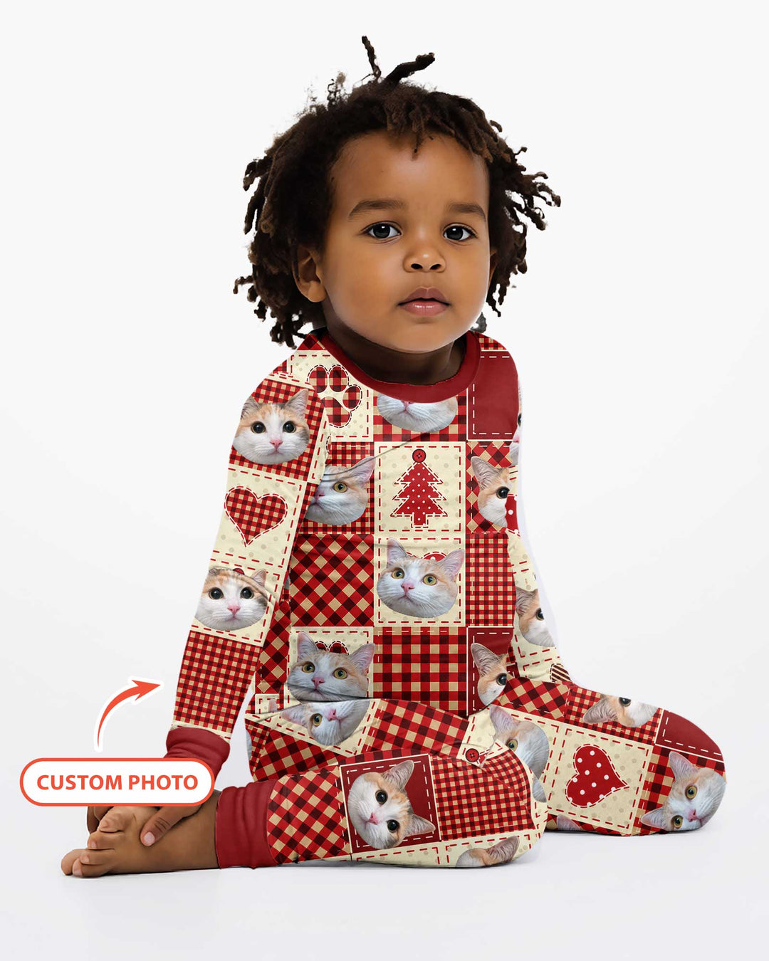 Christmas Ugly Pet Bamboo Two Piece Long Sleeve Pajama Set