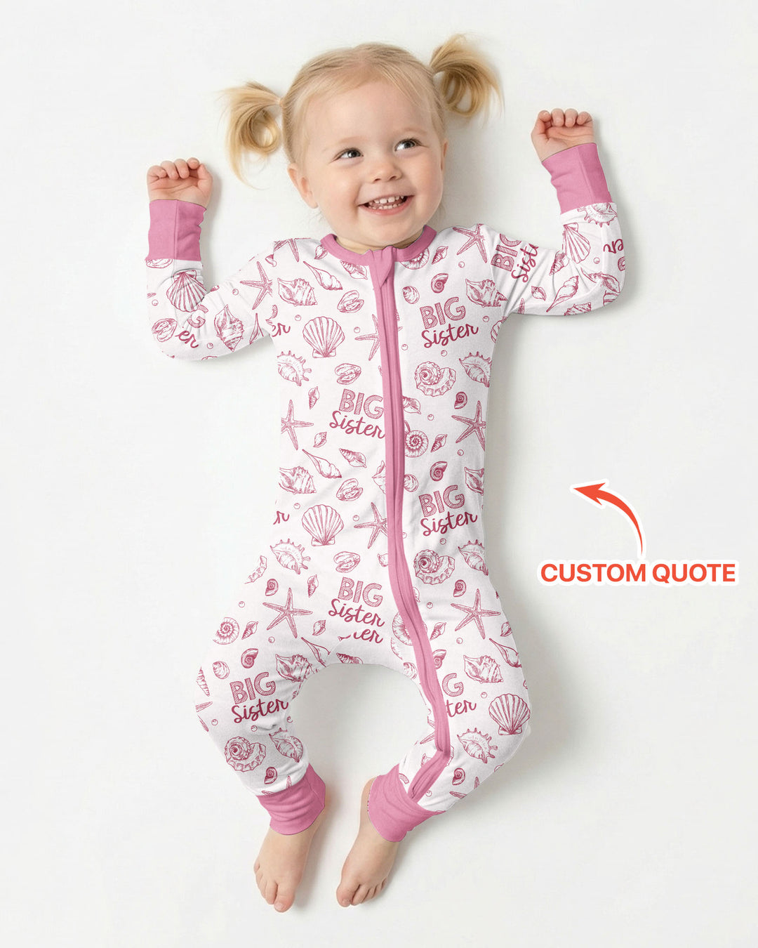 Coquette Seashell Matching Sibling Bamboo Convertible Zippy