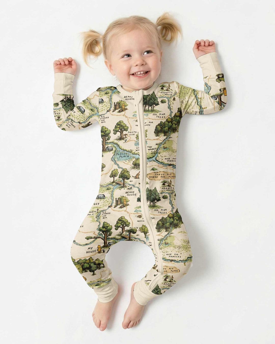 Classic Bear Maps Bamboo Convertible Zippy