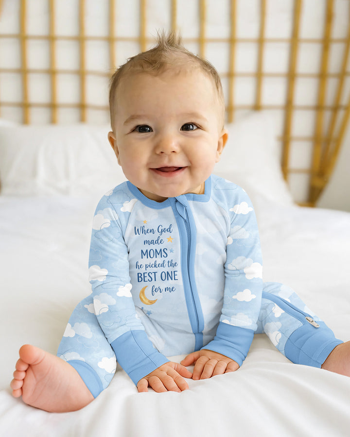 God Made The Best Mom Bamboo Convertible Zippy