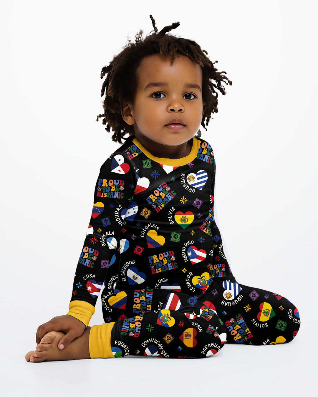 Proud To Be Hispanic Bamboo Two Piece Long Sleeve Pajama Set