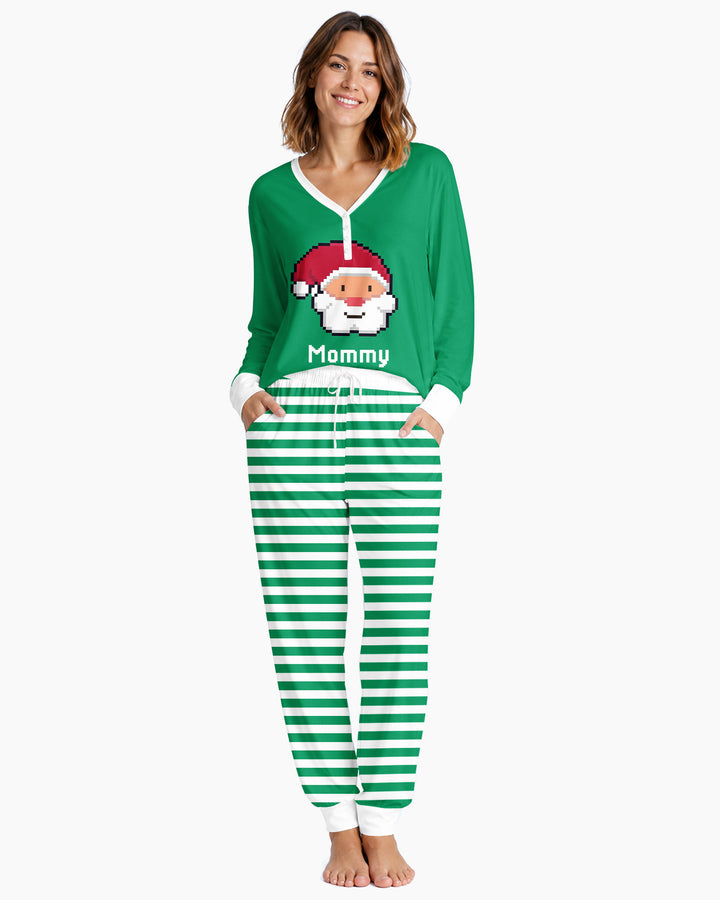 Merry Pixel Pals Bamboo Women Pajama Set