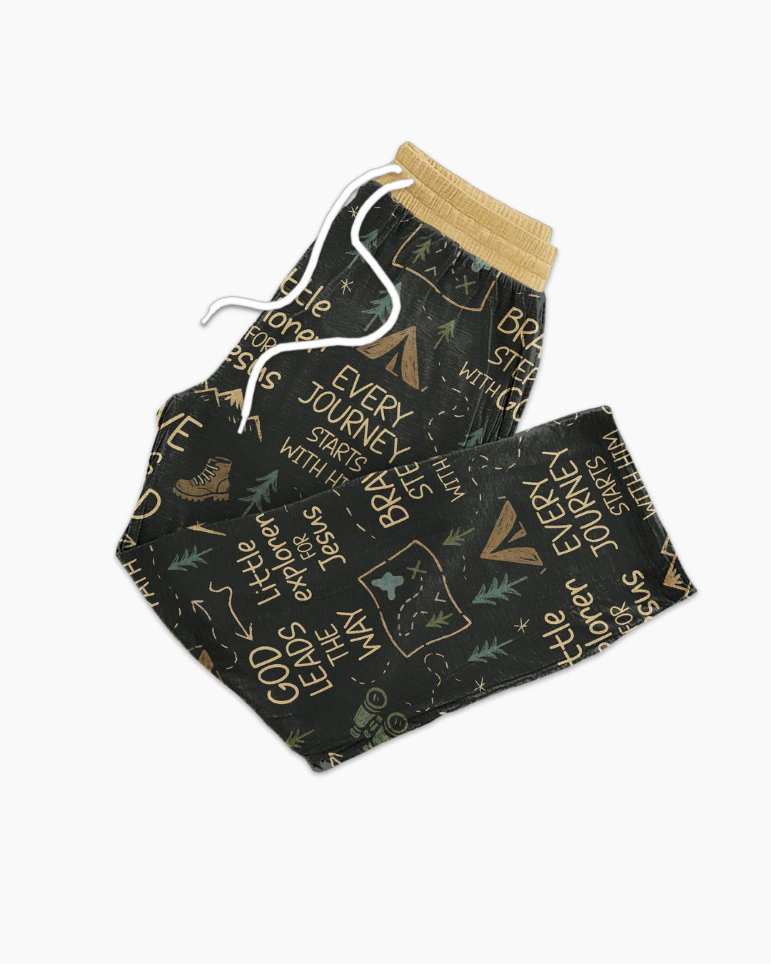 Little Explorer God Leads The Way Bamboo Men's Pajama Set
