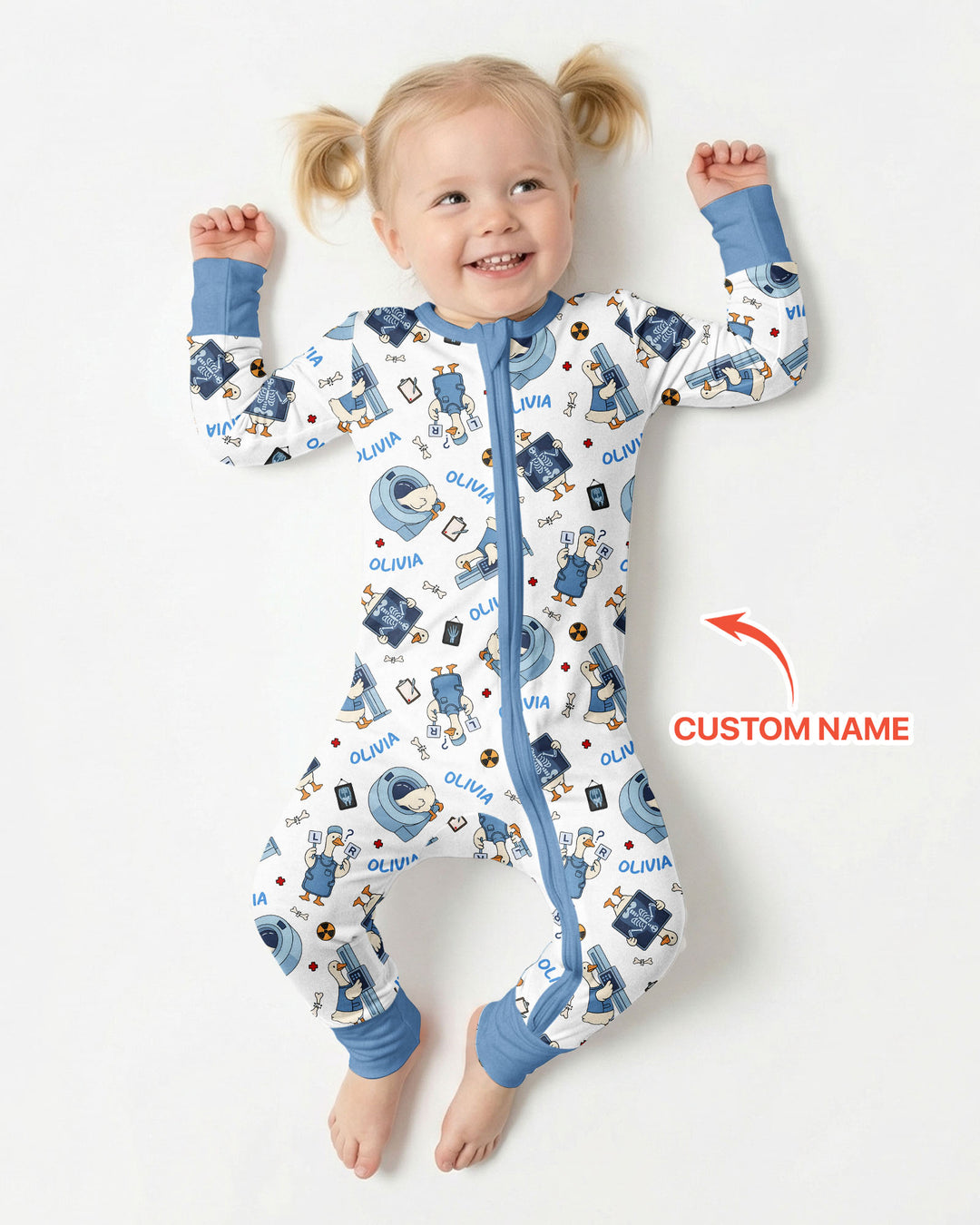 Gerippte Babykleidung mit individuellem Foto - Weich &amp; Skizzenhaft
