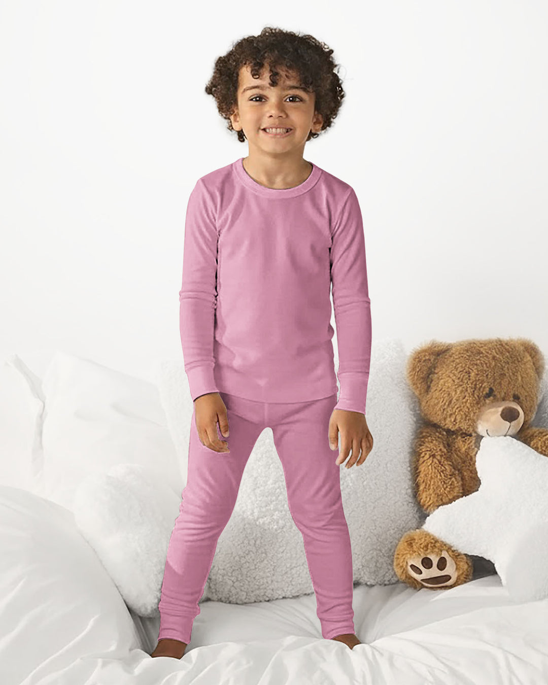 Sweet Pink Bamboo Two Piece Pajama Set
