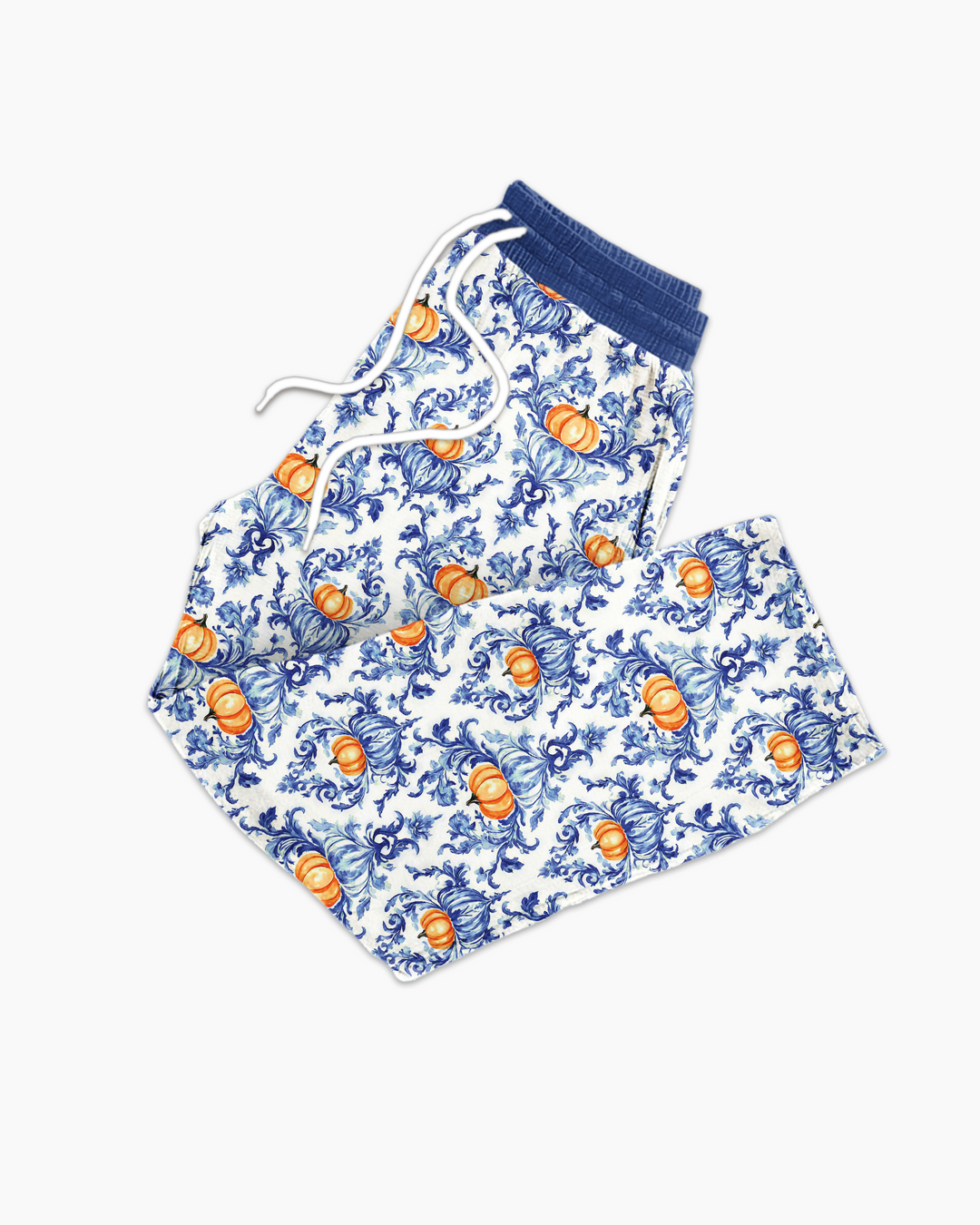 Pumpkin Toile Family Matching Bamboo Men's Pajama Set