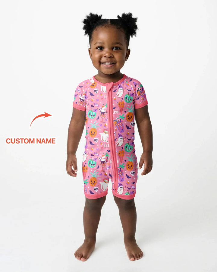 Summerween Doodles Bamboo Shorty Zippy