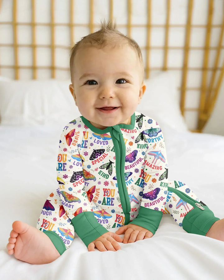 Gerippte Babykleidung mit individuellem Foto - Weich &amp; Skizzenhaft