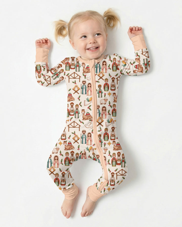 Holy Night Nativity Bamboo Convertible Zippy