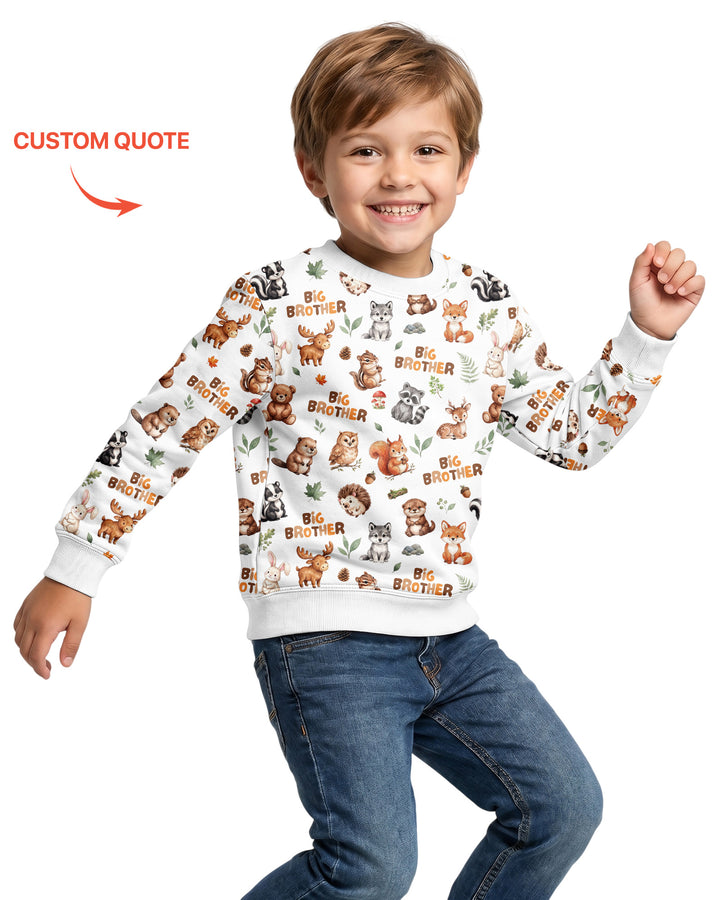 Custom Template Bambus-Rundhals-Sweatshirt